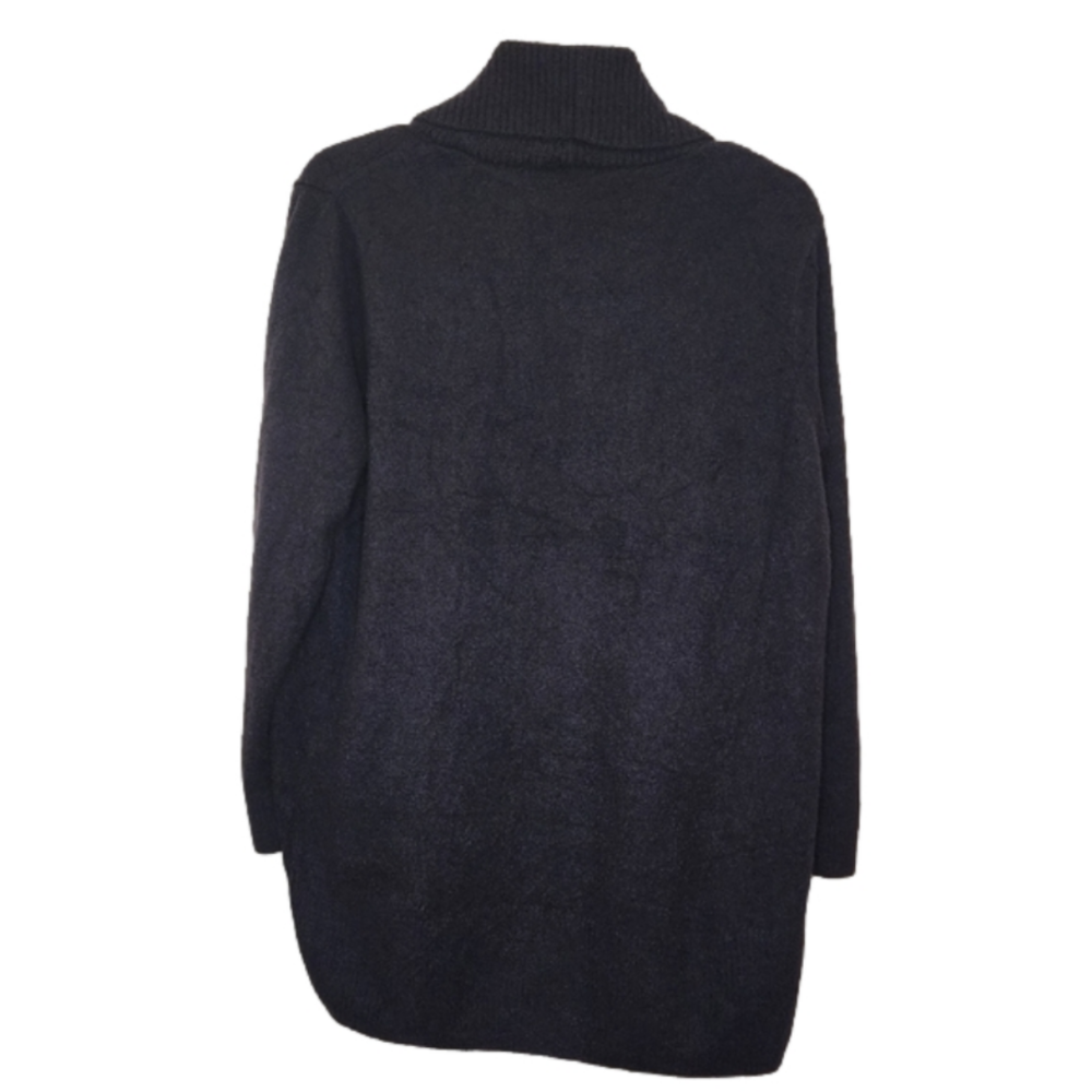 NWT Barefoot Dreams Cozychic Lite Circle Cardi Cardigan in Black Size Small Luxi - Picture 5 of 13